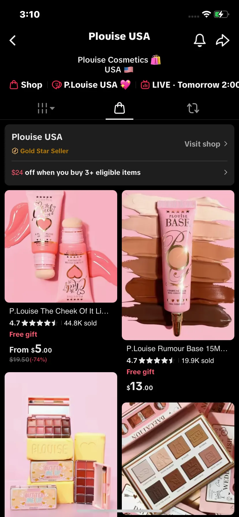 P.Louise — sklep na TikTok Shop